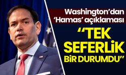 Washington'dan 'Hamas' açıklaması: Tek seferlik bir durumdu