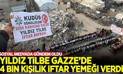 Yıldız Tilbe Gazze'de 4 bin kişilik iftar yemeği verdi