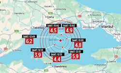 İstanbul'da 266 artçı deprem meydana geldi