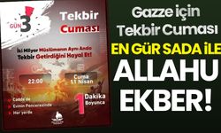 Ey Müslüman, sen de katıl! Gazze için "Tekbir Cuması"