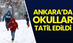 Ankara'da okullar tatil edildi