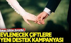 Evlenecek çiftlere yeni destek kampanyası geliyor
