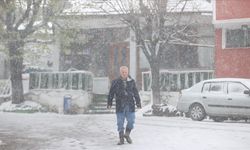 Edirne ve Kırklareli'nde kar yağışı etkili oluyor