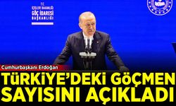 Cumhurbaşkanı Erdoğan, Türkiye'deki göçmen sayısını açıkladı