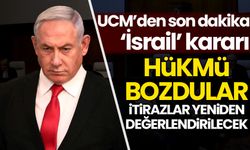 UCM Temyiz Dairesinden son dakika İsrail kararı