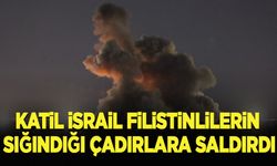 İsrail, Gazze'de Filistinlilerin sığındığı çadırlara saldırdı