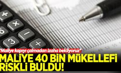 Bakanlık 40 bin mükellefi riskli buldu: "Maliye kapıyı çalmadan izaha bekliyoruz''
