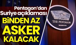 ABD: Suriye'de binden az asker kalacak