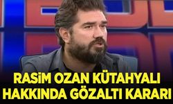 Rasim Ozan Kütahyalı hakkında gözaltı kararı