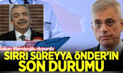 Bakan Memişoğlu'ndan Sırrı Süreyya Önder'in son durumu hakkında açıklama