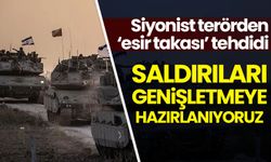 Siyonistlerden 'esir takası' tehdidi: Saldırıları genişletmeye hazırlanıyoruz