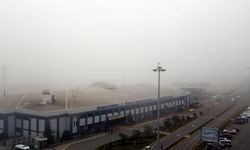 Trabzon'da hava ulaşımına sis engeli