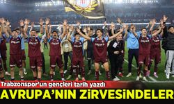 Trabzonspor'un gençleri tarih yazdı: Avrupa'nın zirvesindeler