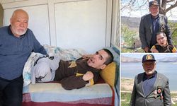 Kıbrıs gazisi terk edilen köyü 35 yıldır engelli ve yatalak oğlu için bekliyor