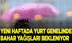 Yeni haftada yurt genelinde bahar yağışları bekleniyor