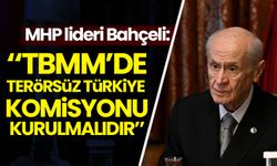 Bahçeli, TBMM'de 'Terörsüz Türkiye' komisyonu kurulması için çağrı yaptı