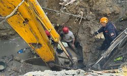 Bayrampaşa'da kanalizasyon çalışması sırasında bir işçi göçük altında kaldı