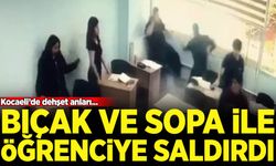 Kursta kan donduran hadise: Sınıfa girip öğrenciye bıçak ve sopayla saldırdı