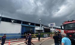 Boya fabrikasında çıkan yangın kontrol altına alındı