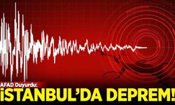İstanbul'da deprem meydana geldi