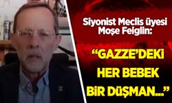 Siyonist meclis üyesi Moşe Feiglin: Gazze'deki her bebek bir düşman...