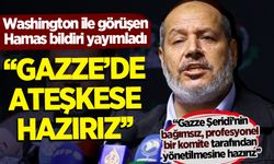 Washington ile görüşmeler sonrası Hamas'tan ilk açıklama: Gazze'de ateşkese hazırız