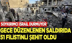 İsrail'in gece düzenlediği saldırılarda 51 Filistinli şehit oldu