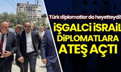 İşgalci İsrail, diplomatlara ateş açtı