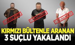 Kırmızı bültenle aranan 3 kişi Türkiye'ye getirildi