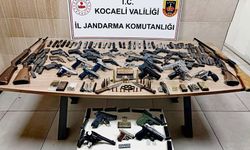 Kocaeli'de ruhsatsız 18 silah ele geçirildi