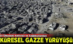 Aktivistler ve Sağlıkçılar "Küresel Gazze Yürüyüşü" eylemiyle Refah'a gidecek