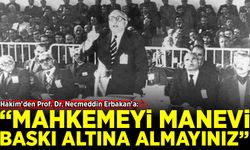 Erbakan Hoca'nın yargılandığı Mamak Askerî Mahkemesi’nde yaşanan sıradışı olay neydi?