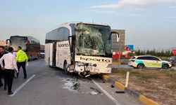 Isparta'da iki yolcu otobüsü çarpıştı: çok sayıda yaralı var