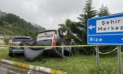 Rize'de meydana gelen kazada bir kişi hayatını kaybetti
