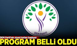 DEM Parti'nin siyasi parti turu başlıyor: Program belli oldu