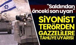 İşgalci İsrail'den Gazzelilere tahliye tehdidi: "Saldırıdan önceki son uyarı"