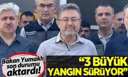 Bakan Yumaklı yangınlarla ilgili son gelişmeleri aktardı