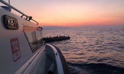 Çanakkale açıklarında 34 düzensiz göçmen yakalandı