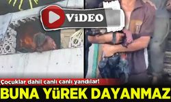 Siyonist İsrail Gazzeli sivilleri yakarak şehid etti