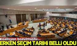 Hollanda'da erken seçim için tarih belli oldu