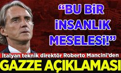 İtalyan teknik direktör Roberto Mancini'den Gazze'ye destek