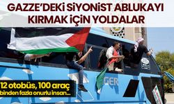 Siyonist ablukayı kırmak için yola çıktılar! Mağrib Direniş Konvoyu, Libya’daki ilk durağı Zaviye'ye ulaştı