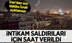 İran'dan 'İsrail' açıklaması: İntikam saldırıları için saat verildi