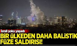 İsrail şoku yaşadı! Bir ülkeden daha balistik füze saldırısı