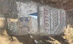 Kahramanmaraş'ta Roma döneminden kalma mozaik bulundu