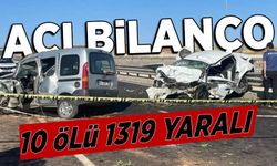 Kurban Bayramı tatilinin acı bilançosu: 10 can kaybı, bin 319 yaralı