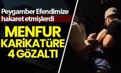 Peygamber Efendimize hakaret eden Leman'a 4 gözaltı!