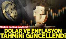 Merkez Bankası paylaştı! Enflasyon ve dolar tahmini değişti
