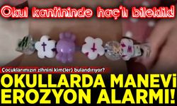 İstanbul'da okul kantininde satılan haç işaretli bilekliğe velilerden tepki