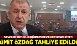Ümit Özdağ tahliye edildi